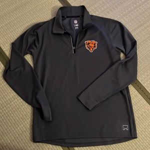 MSX Gray Chicago Bears Performance Quarter-Zip Jacket